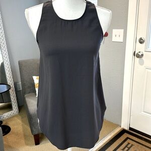 Wilfred Aritzia Wolf 🐺 Grey Back Zip Tank Top